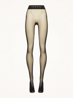 Black Wolford Fatal 15 Tights | 5148SRPMJ