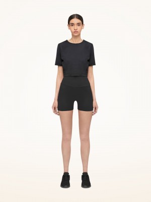 Black Wolford The Workout Shorts | 3647ERJYU