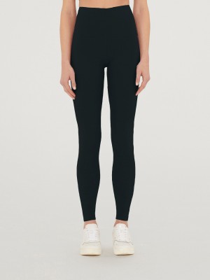 Black Wolford W-Bonded Leggings | 4830HSJDP