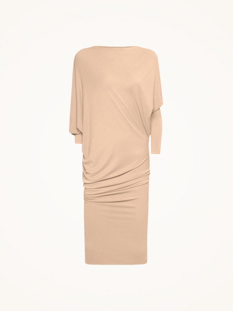 Almond Wolford Crepe Jersey Dress | 8064UHQIR