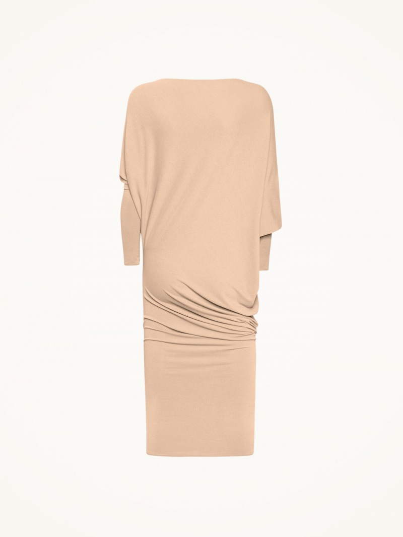 Almond Wolford Crepe Jersey Dress | 8064UHQIR