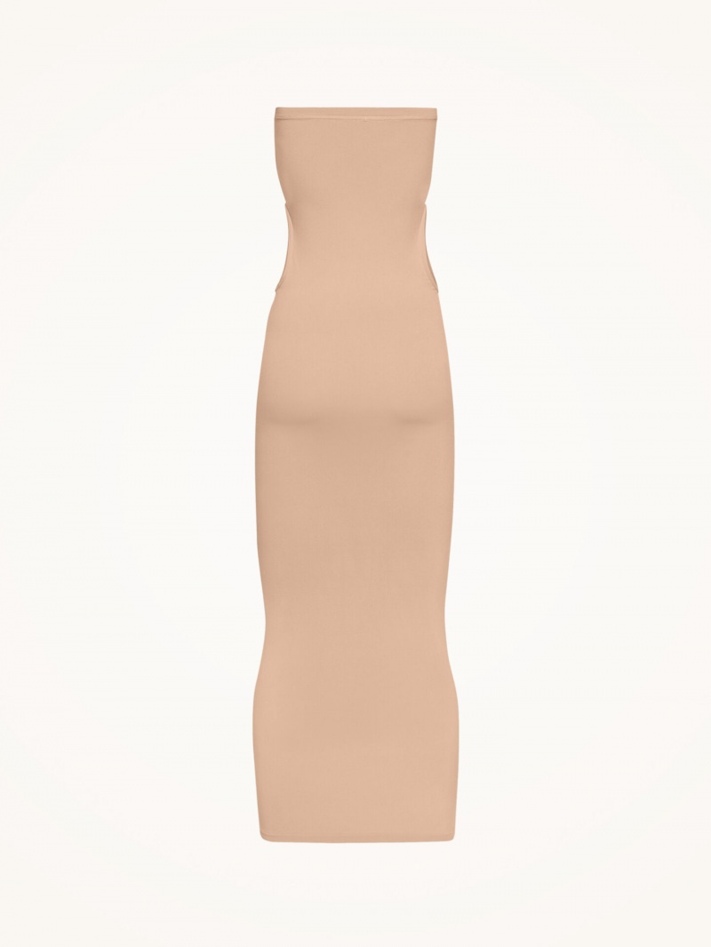 Almond Wolford Fatal Cut Out Dress | 5239ZNCRF