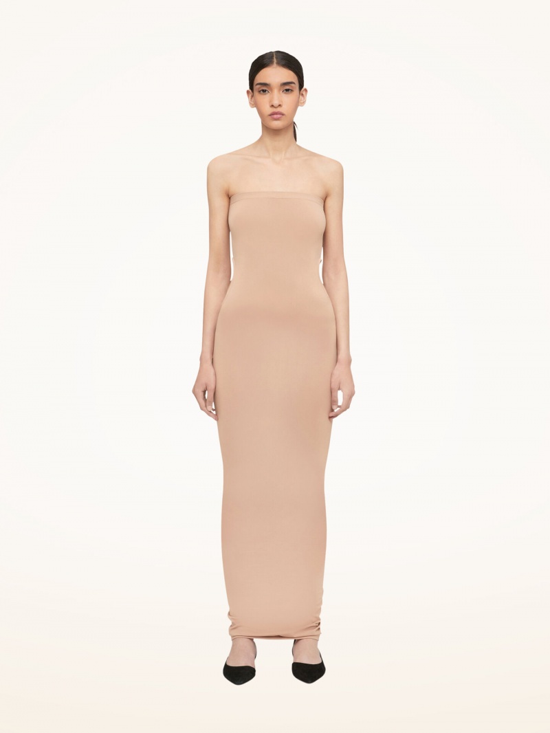 Almond Wolford Fatal Cut Out Dress | 5239ZNCRF