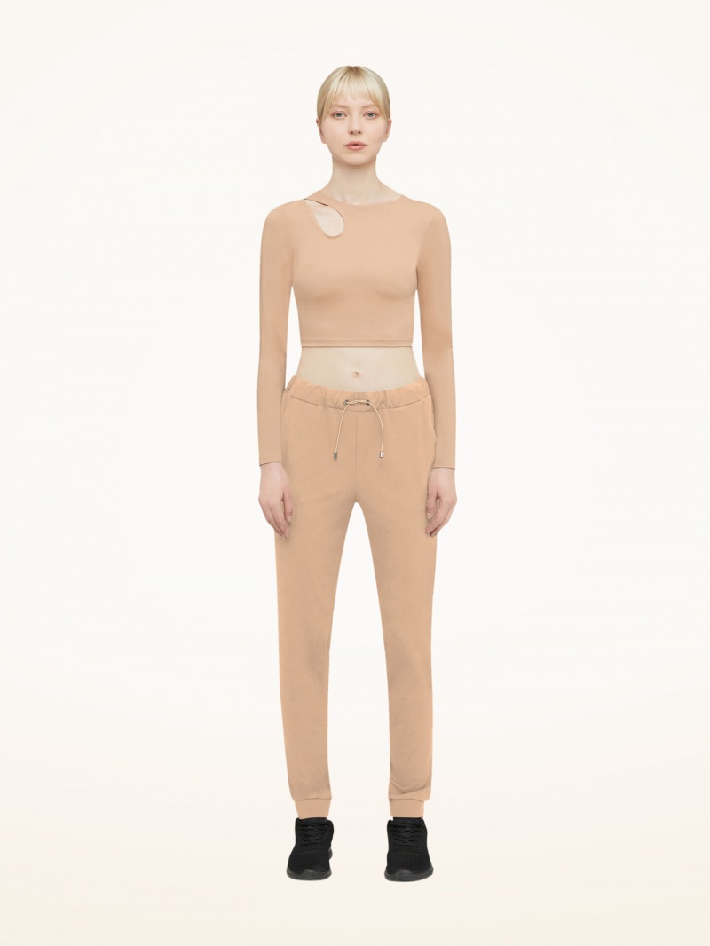 Almond Wolford Warm Up Trousers | 6380CLMAW