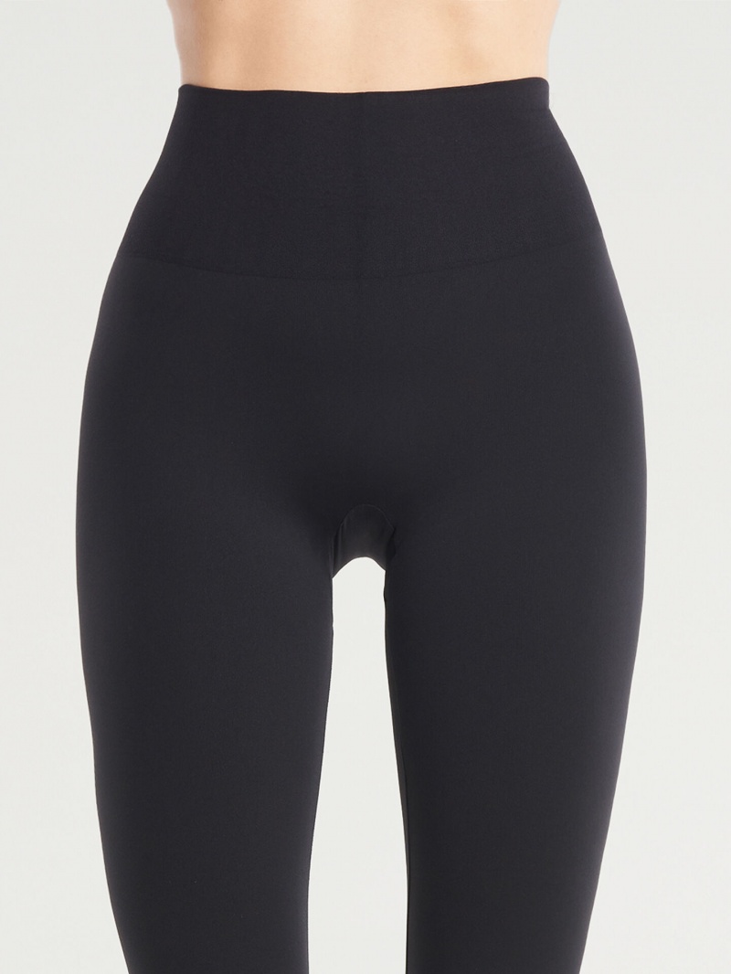 Black Wolford Aurora Light Shape Leggings | 8935LJOTG