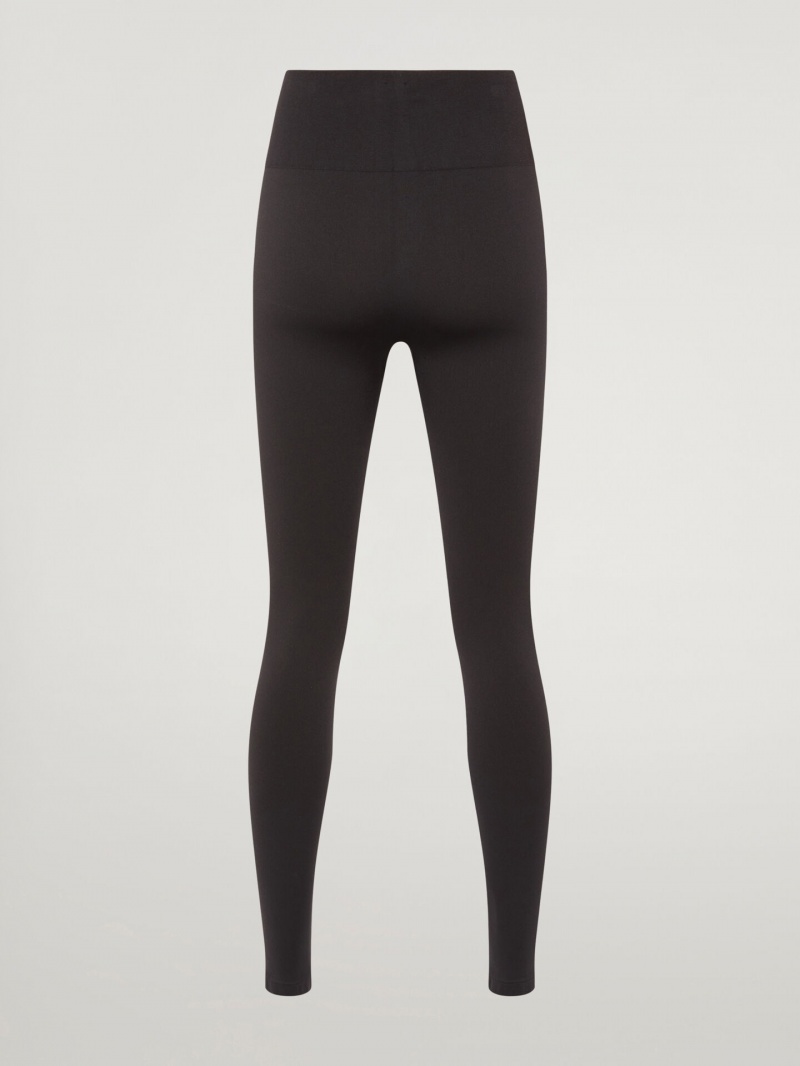 Black Wolford Aurora Light Shape Leggings | 8935LJOTG