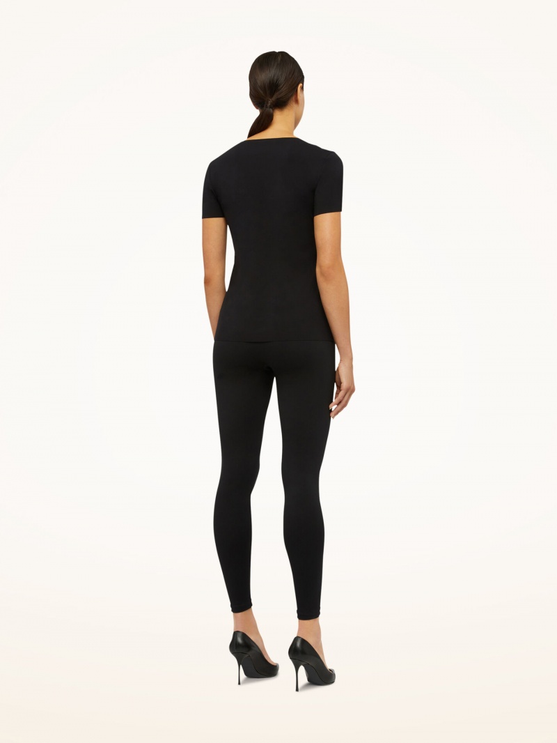 Black Wolford Aurora Pure Shirt | 5240QCOFK