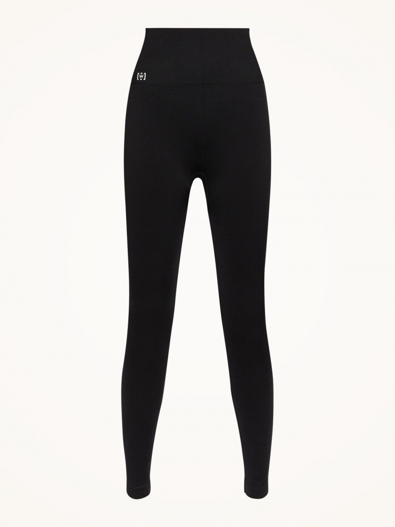 Black Wolford Body Shaping Leggings | 5726MGXLJ