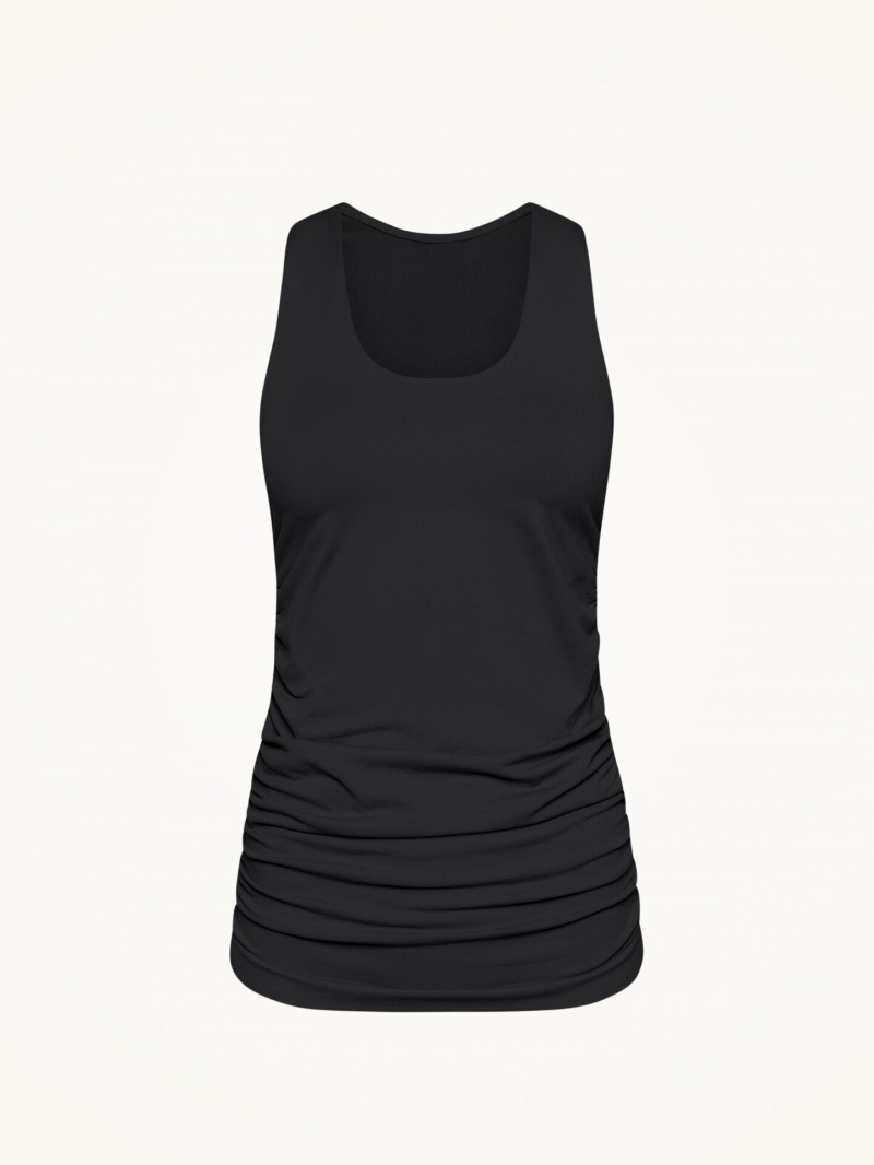 Black Wolford Body Shaping Top Sleeveless | 6018XOUPJ