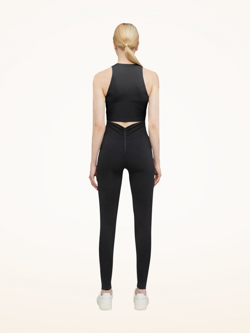 Black Wolford Body Shaping Top Sleeveless | 7531FXIWD