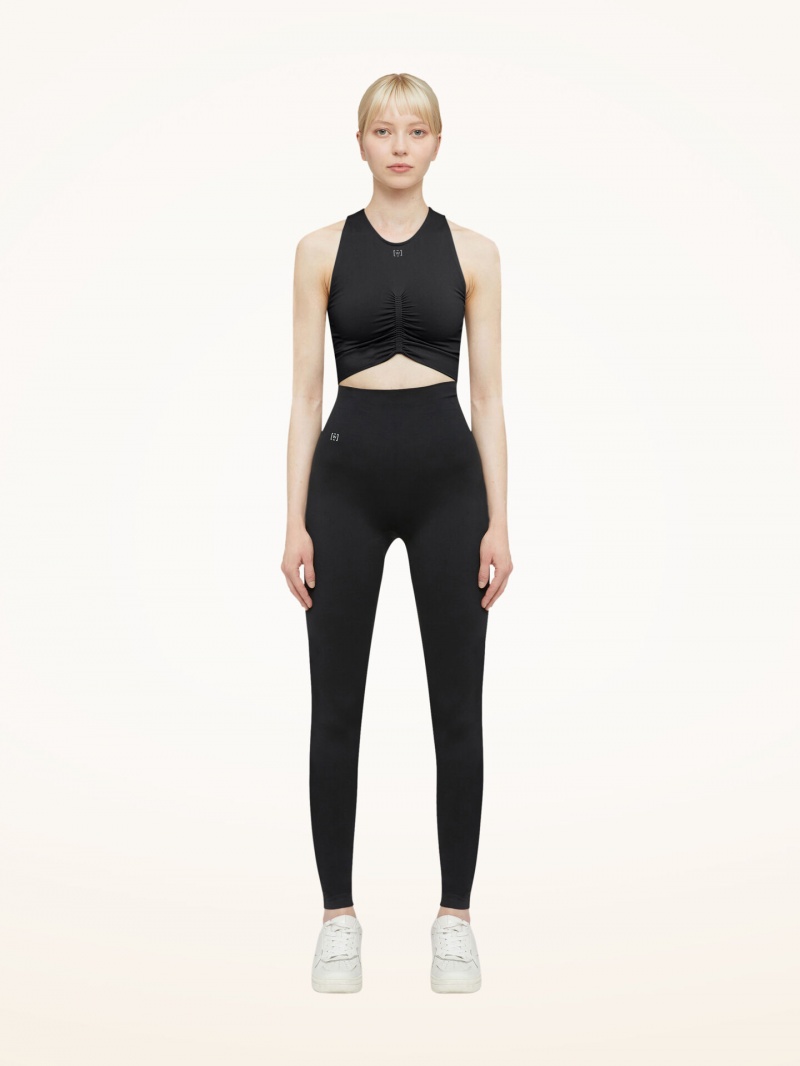 Black Wolford Body Shaping Top Sleeveless | 7531FXIWD