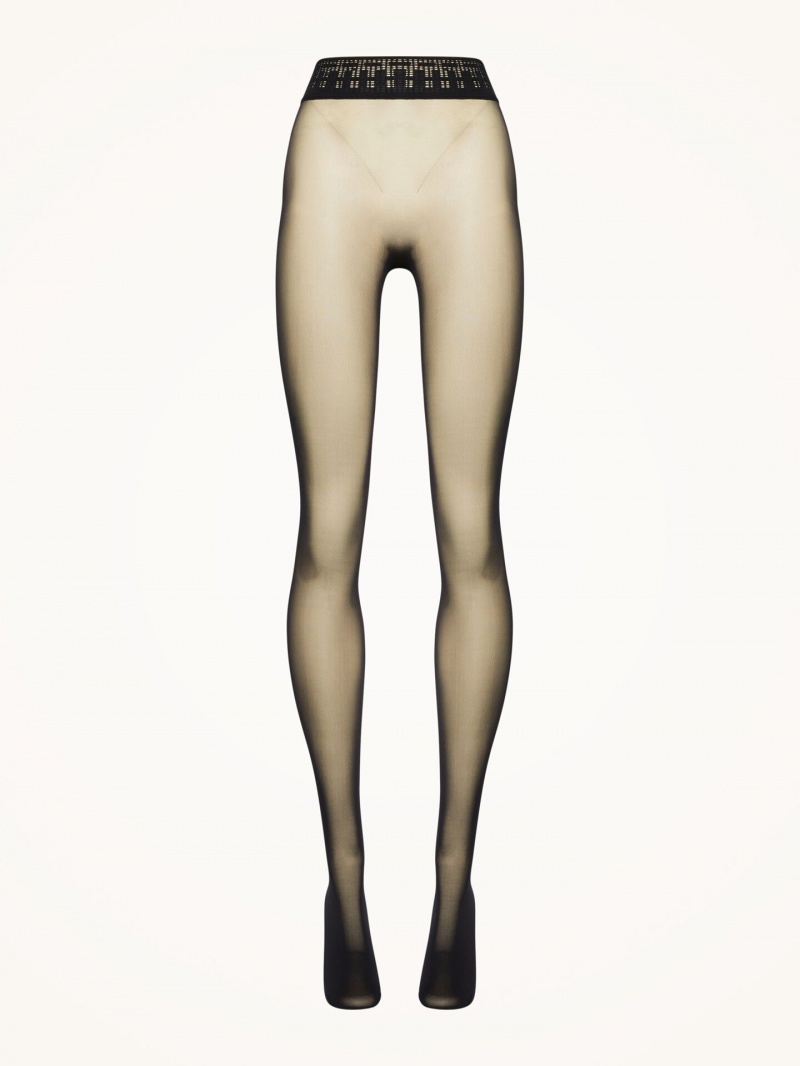 Black Wolford Fatal 15 Tights | 5148SRPMJ