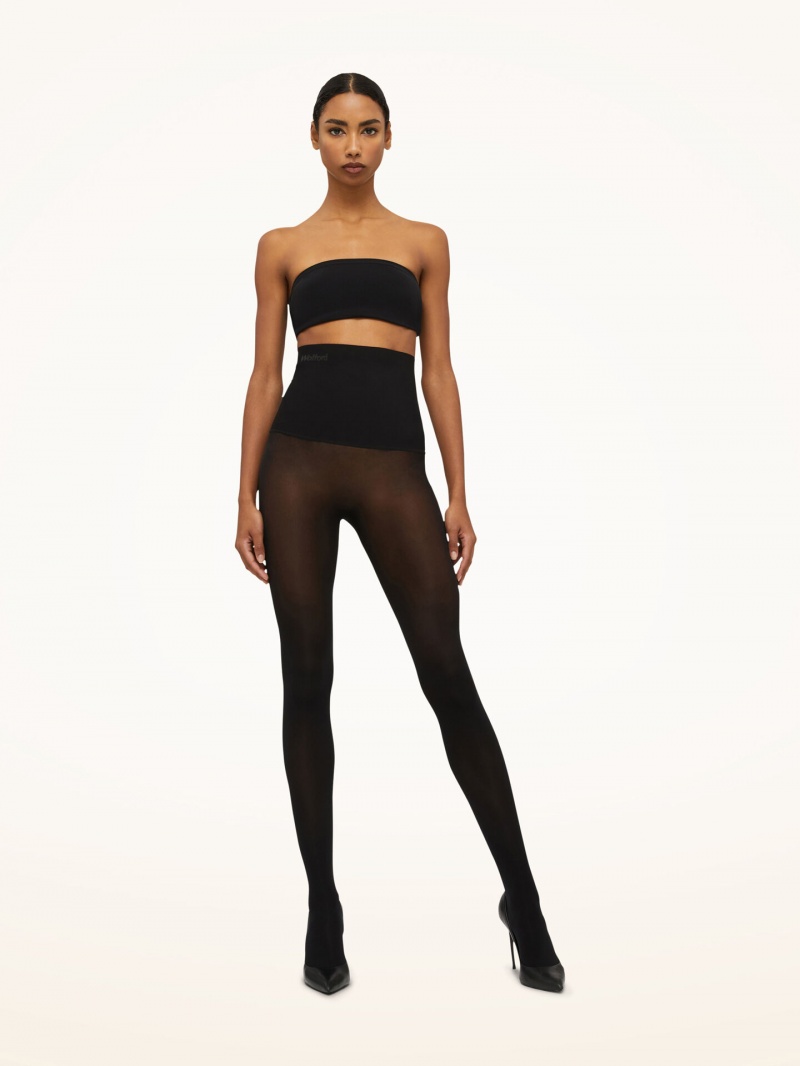 Black Wolford Fatal High Waist Tights | 3062HBRWG