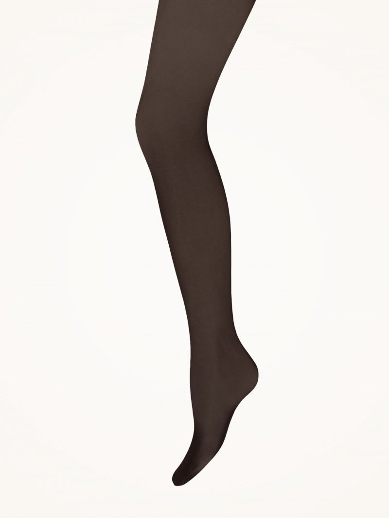 Black Wolford Individual 10 Control Top Tights | 3856RGKFZ