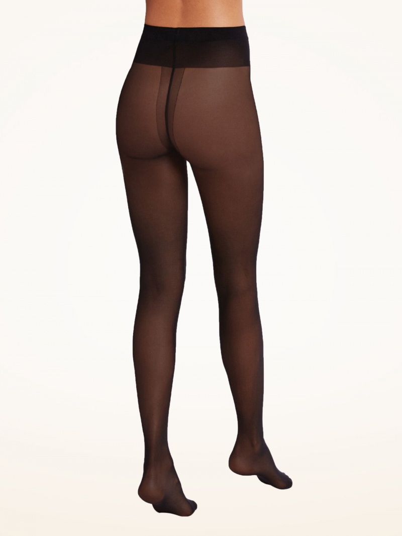 Black Wolford Individual 20 Tights | 4802OKRUH