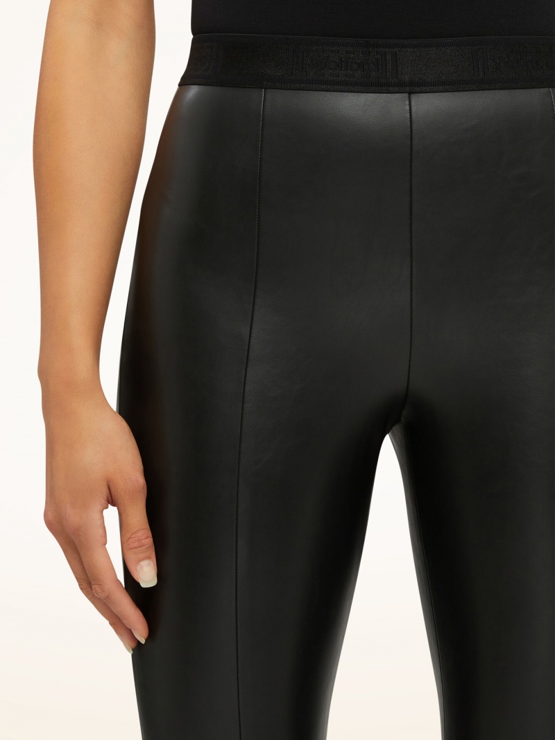 Black Wolford Jenna Trousers | 9703KLRHD