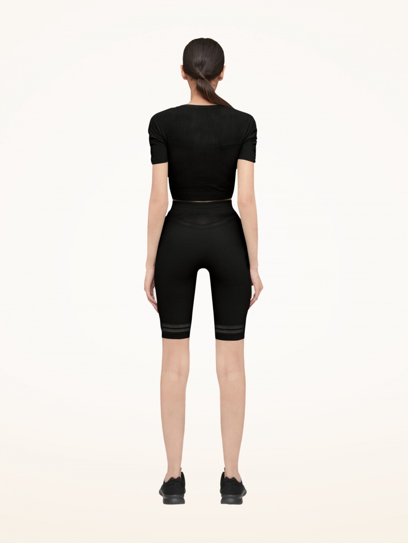 Black Wolford Net Lines Biker | 6325CSGUQ