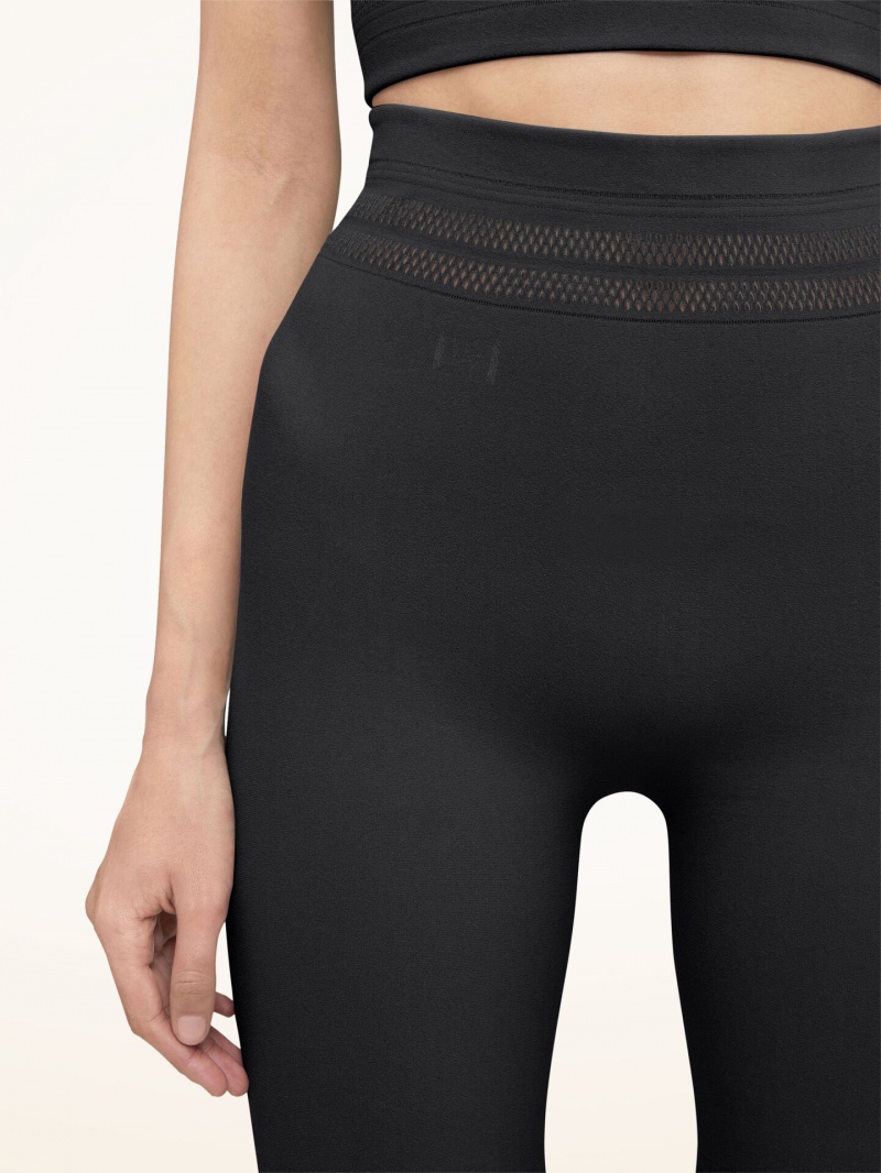 Black Wolford Net Lines Biker | 6325CSGUQ