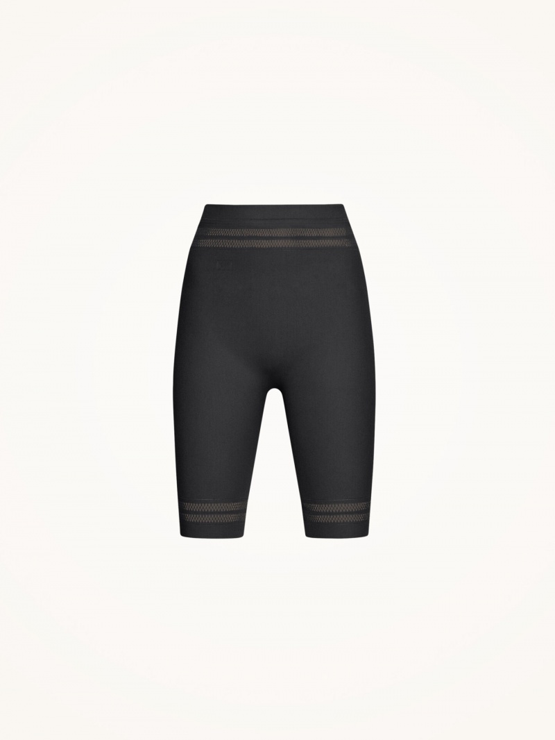 Black Wolford Net Lines Biker | 6325CSGUQ