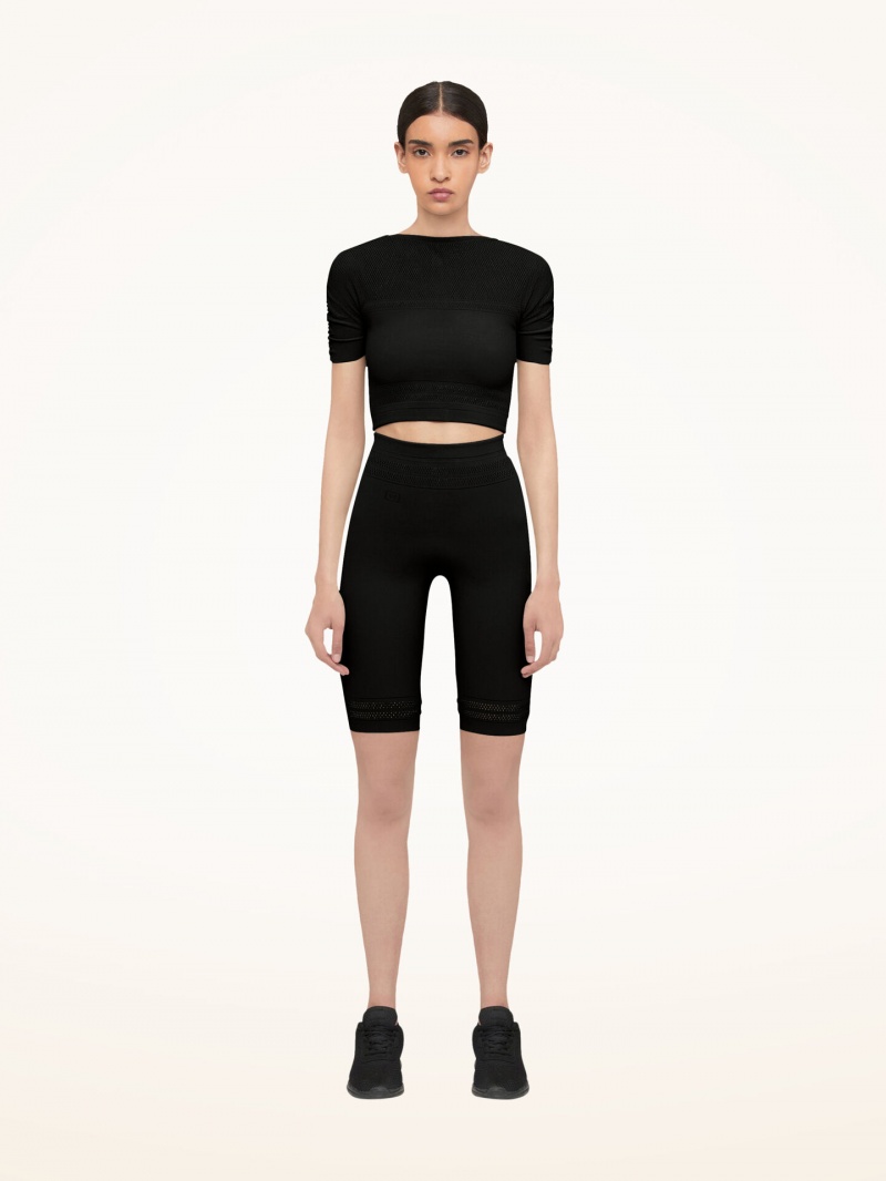 Black Wolford Net Lines Biker | 6325CSGUQ