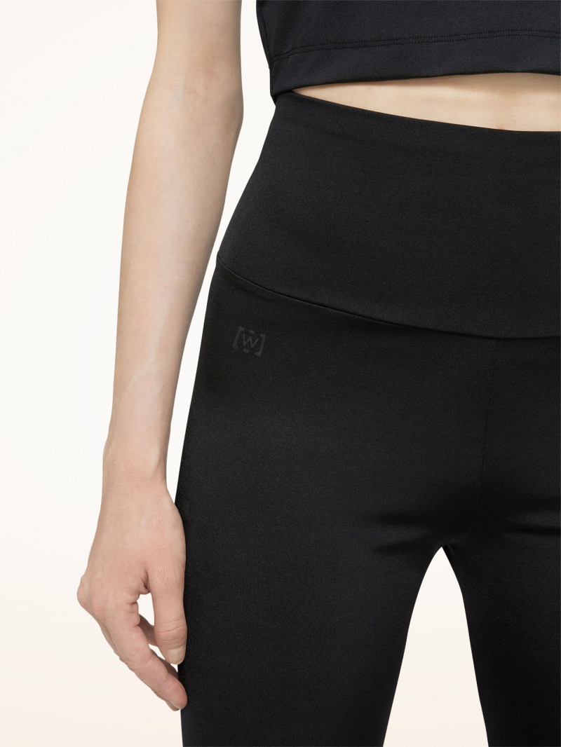 Black Wolford The Workout Leggings | 7841QESFL