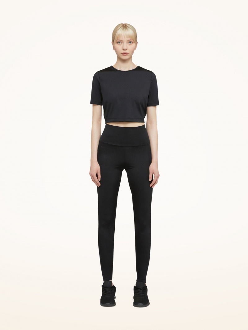 Black Wolford The Workout Leggings | 7841QESFL