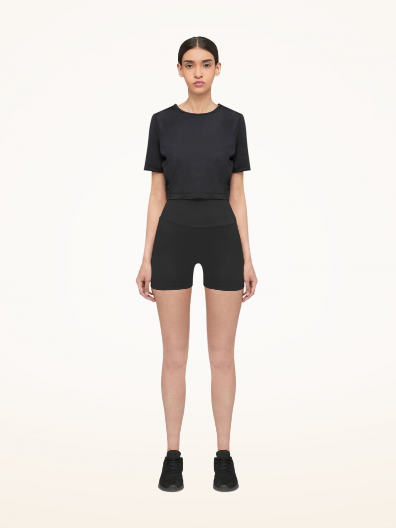 Black Wolford The Workout Shorts | 3647ERJYU