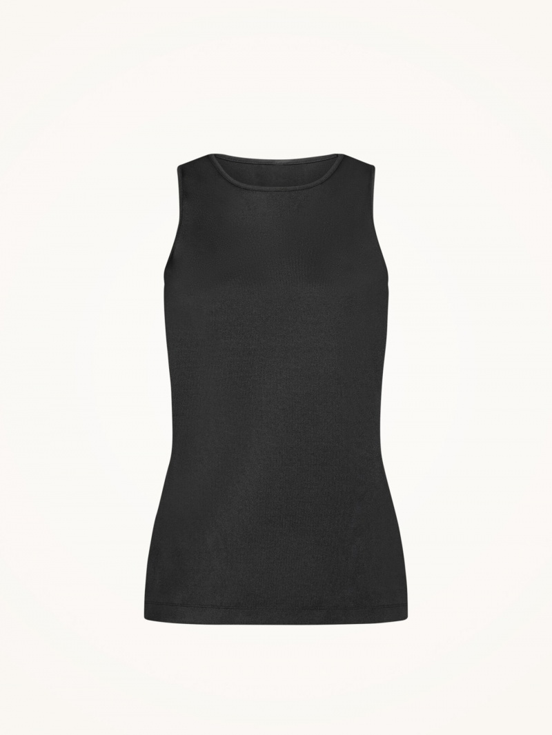 Black Wolford The Workout Top Sleeveless | 3825GFCZB