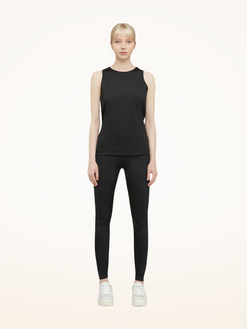 Black Wolford The Workout Top Sleeveless | 3825GFCZB