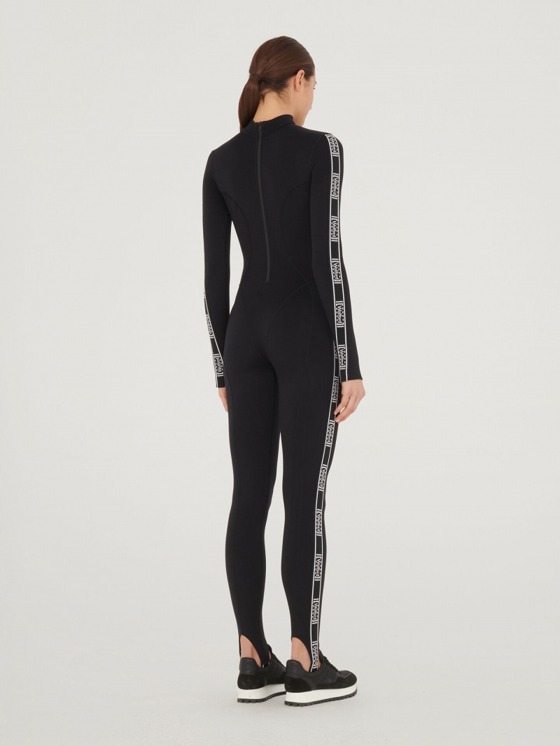 Black Wolford Thermal Jumpsuit | 2493STWMY