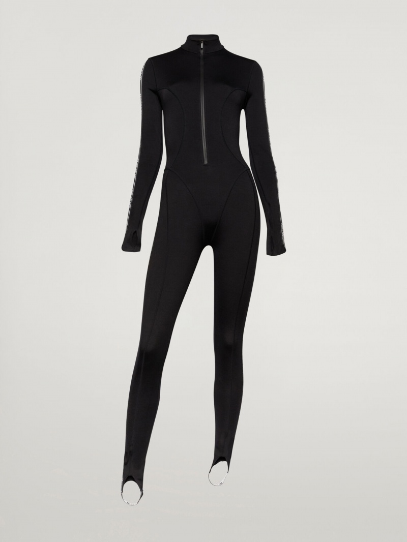 Black Wolford Thermal Jumpsuit | 2493STWMY