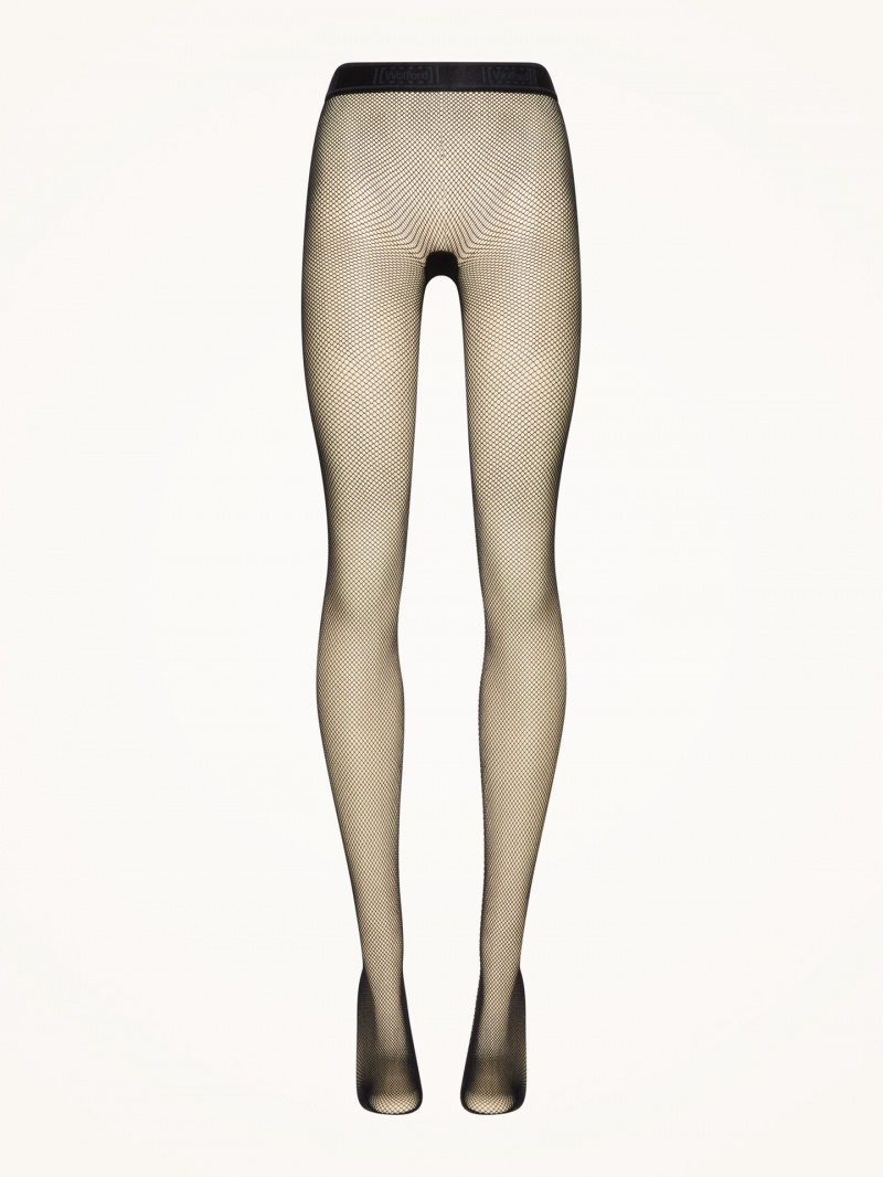 Black Wolford Twenties Econyl Tights | 7489KALGJ