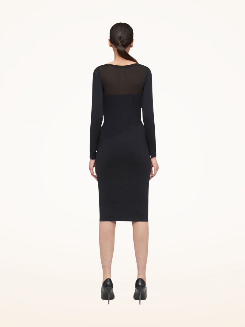 Black Wolford Venus Dress | 6315EZXQL