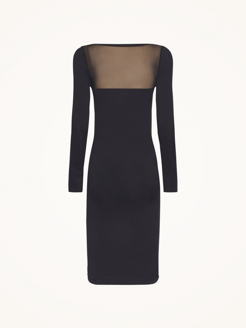 Black Wolford Venus Dress | 6315EZXQL