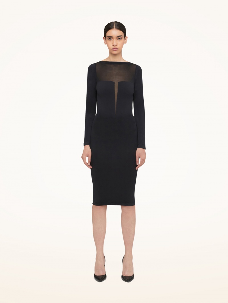 Black Wolford Venus Dress | 6315EZXQL