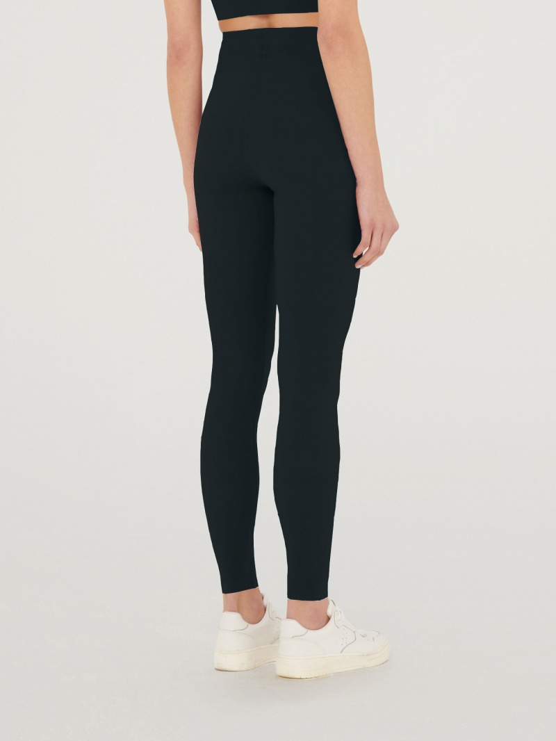 Black Wolford W-Bonded Leggings | 4830HSJDP