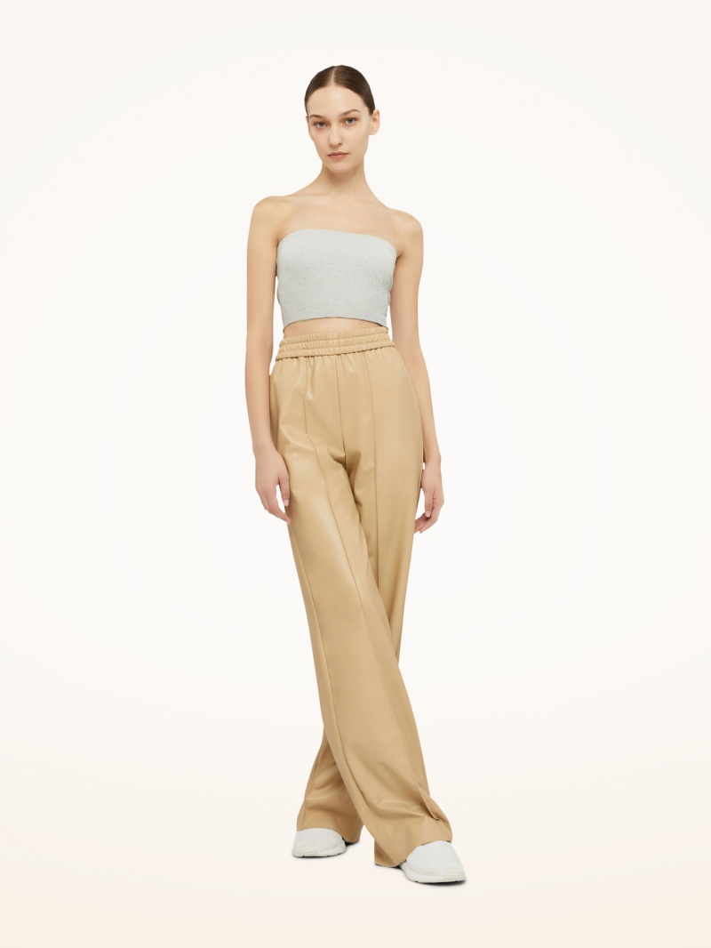 Cafe Au Lait Wolford Eco Vegan Trousers | 8532YADOJ