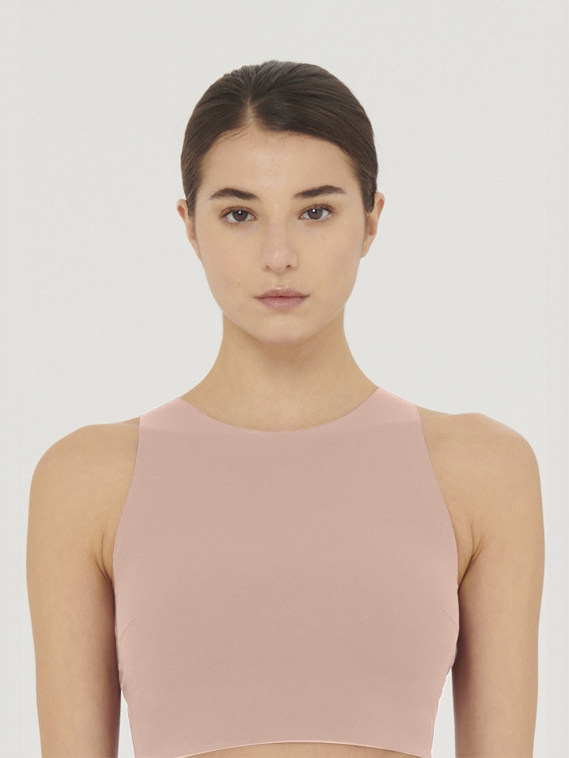 Cherry Blossom Wolford W-Bonded Crop Top | 1325AQBWJ