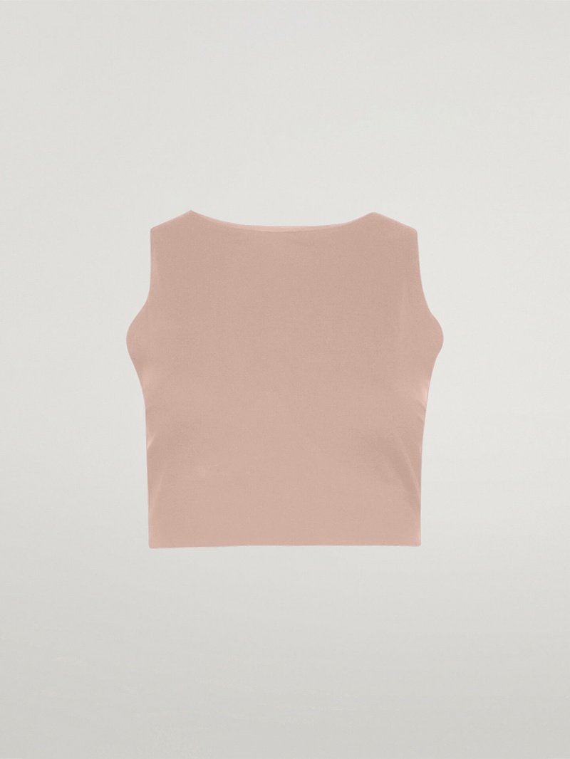 Cherry Blossom Wolford W-Bonded Crop Top | 1325AQBWJ