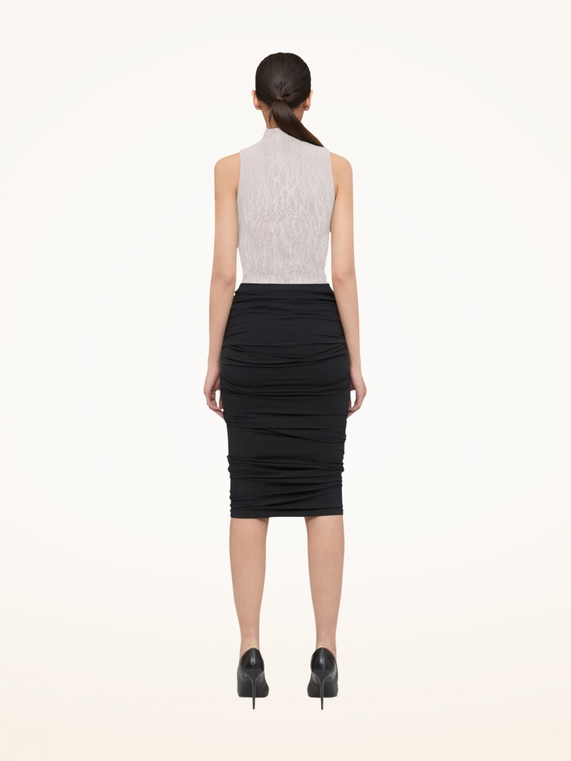 Platinum Wolford Snake Lace Top Sleeveless | 5974WQLYC