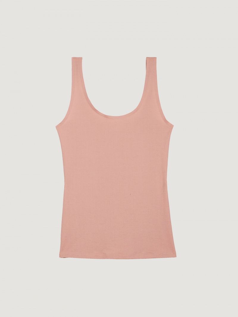 Powder Pink Wolford Beauty Cotton Top | 6321UMKNW