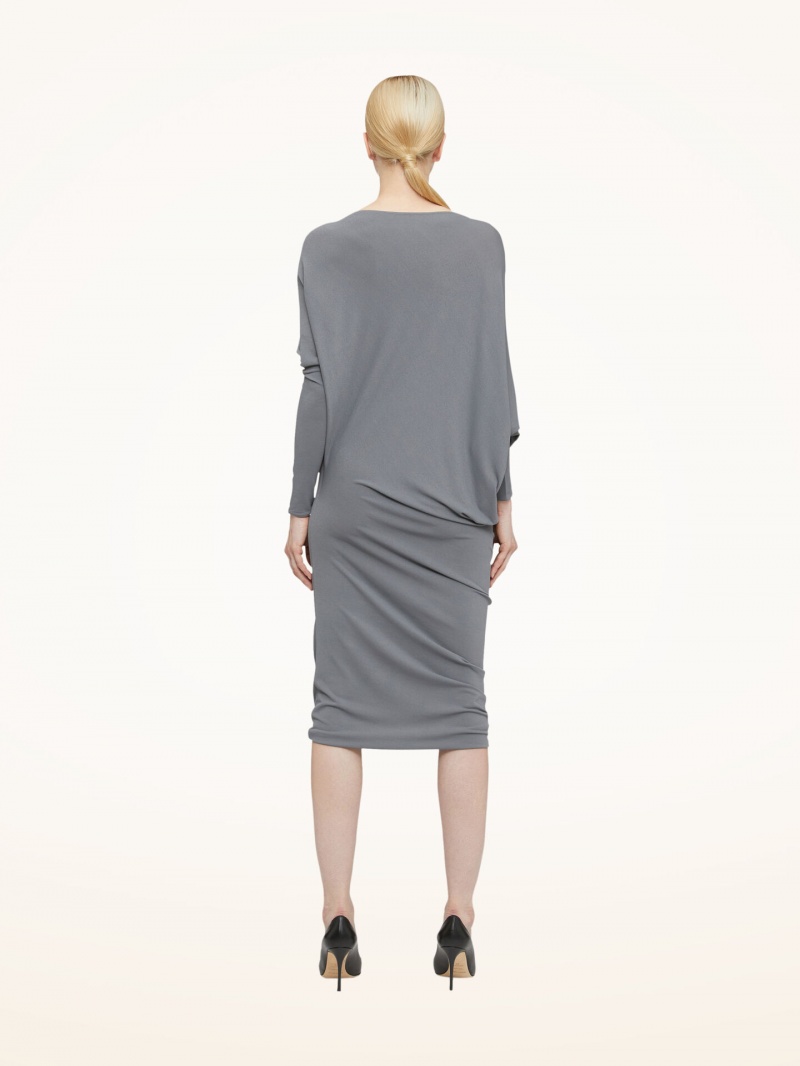 Soft Pewter Wolford Crepe Jersey Dress | 9684WCQGE