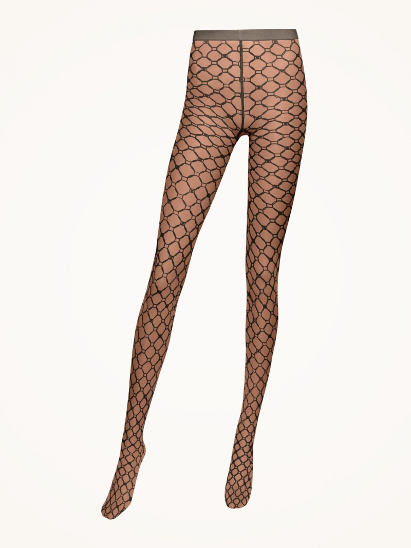 Umber Wolford Monogram Tights | 9352TLJOM