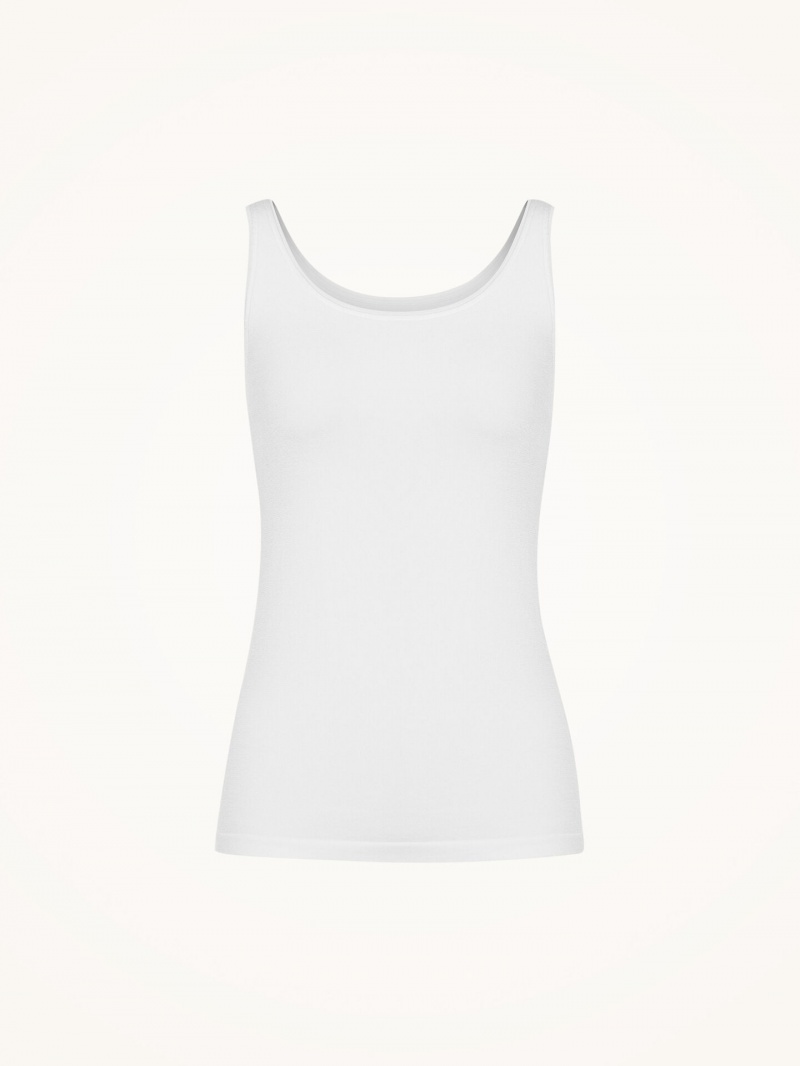 White Wolford Jamaika Top Sleeveless | 9237SMHTC